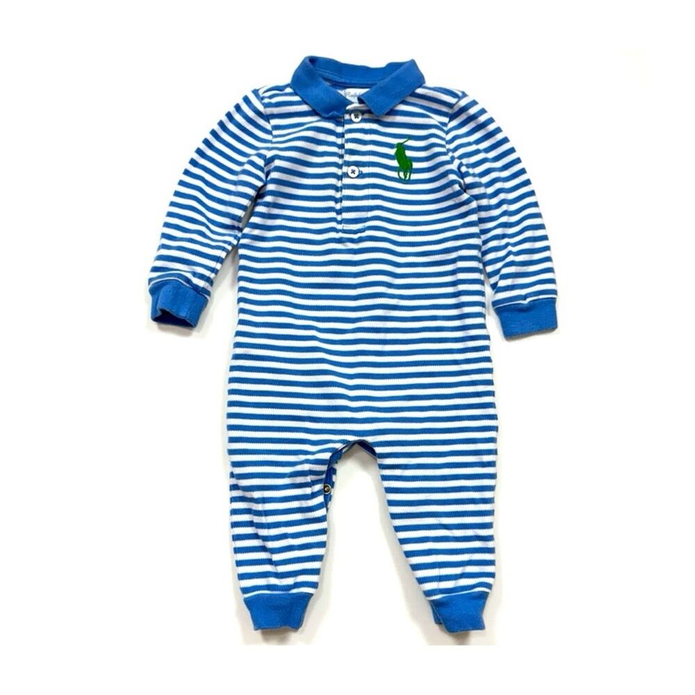 Ralph Lauren Striped Polo Coverall